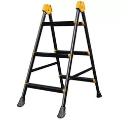 Scară Eurostep 53127 Scara 3+3 LEPUS, pliabilă, neagră