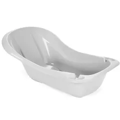 Cădiță Pilsan 07529White Cada de baie JUMBO BABY, gri