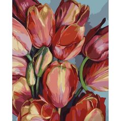 Картина по номерам Strateg 57258 Lalele 40x50cm