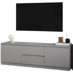 Comodă TV MebelStar NEO 2S2D 150x43x53 Grey (MBS-1256)