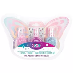 Set de creație miscellaneous 10043M Butterfly Nail Polish Trio