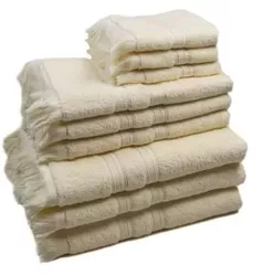 Домашний текстиль Sweet Home Prosop de maini Olive 30x50 cm, 490g/m2, cannoli cream