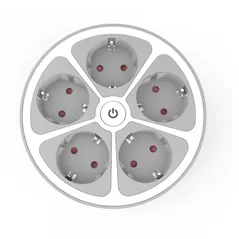 Фильтр электрический Muhler 1006181 Portable multiple socket with 5-way and switch