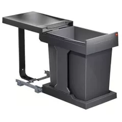 Coș de gunoi Hailo 3636001 AS Solo 20 slate grey