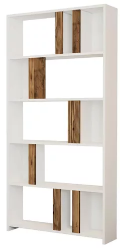 Офисный стеллаж Hanah Home Lima White Walnut