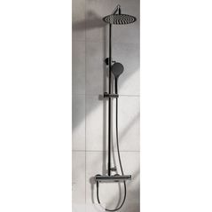 Душевая панель Rubineta OLO+ULTRA-10 (SW) (DV3/4) (GRAPHITE)