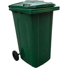 Урна для мусора Hydro S Tomberon 240 L verde, CH, HDPE, cu roti si capac 8001257