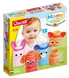 Set de construcție Quercetti 4148 Momy Soft Animals