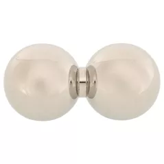 Dispozitiv de masaj mecanic Zelart 5662 Minge masaj Duoball FI-1595 argint