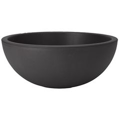 Decor pentru grădină ProGarden 50664 Вазон для цветов пластик Полусфера D40, H16cm, антрацит