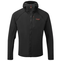 Одежда для спорта Rab Jacheta barbati Superflux Hoody Blac Beluga XXL (QFE-89-BL-XXL)