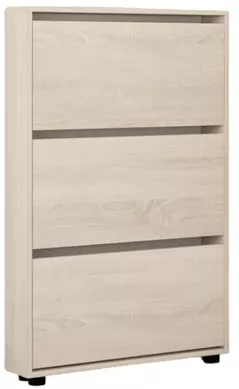 Raft pentru încălțăminte Mobildor-Lux Leo Slim 50x16x125H cm Sonoma