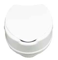 Scaun cu toaletă Vitea Care VCTP0031, înaltator p/u WC cu capac