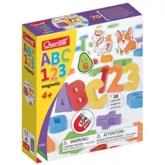 Настольная игра Quercetti 5465 Magnetic ABC+123