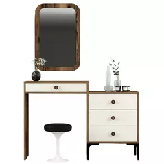 Туалетный столик Trendy Lizbon 547-Nuc, Crem 124x84x40cm