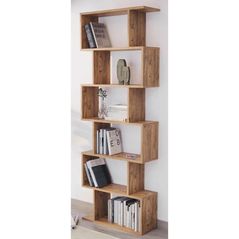 Raft de birou Bofigo Zigzag, 70x24x192 cm, Stejar (15-60-02)