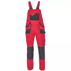 Îmbrăcăminte de lucru Cerva 03530033R40XX Полукомбинезон FF HANS Красный/Антрацит (52)