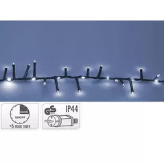 Гирлянда Excellent Houseware 56486 Luminite de Craciun Fir-cascada 710 LED (500/210) 10m timer alb