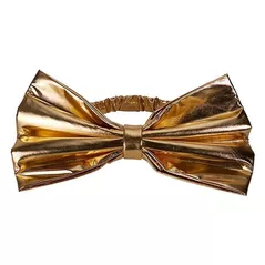 Новогодний декор Promstore 56463 Fundita decorativa pentru scaun 50x7.5x34сm, stofa brocart aurie