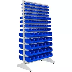 Sistem de depozitare a instrumentelor УХЛ-МАШ Стеллаж 2-ух сторонний 180см T1/T2/T3 (701-60шт,702-72шт,703-72шт) на колёсах