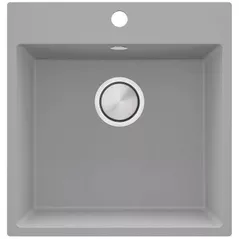 Chiuvetă bucătărie Primagran Riga 50 Grey + accesorii 500x480 MY5KS