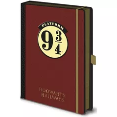 Carnet Pyramid International SR74525 Harry Potter (Platform 9 3/4) A5 Premium Notebook (Elastic Strap)
