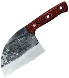Cuțit Samura MAD BULL Mini sirbesc, cu miner negru si rosu, 145mm (SMB-0041R)