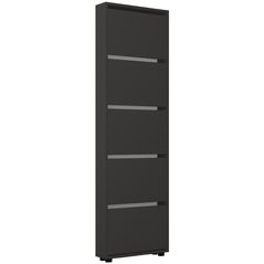 Полка для обуви Mobildor-Lux Leo Slim 50x16x203H cm Anthracite