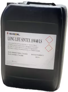 Ulei Siroil 10W40 20l TRUCK LONG LIFE SINTEX LS (SIR20420)