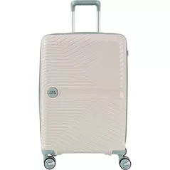 Чемодан CCS 5239 S White/Blue