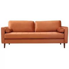 Canapea Trendy Roma Portocaliu, 90x70x215cm (3 locuri)