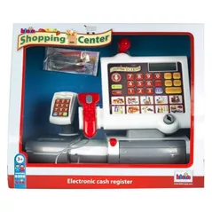 Игрушечная кухня и посуда Klein 9356 Игрушечный кассовый аппарат электронный со сканером 48326