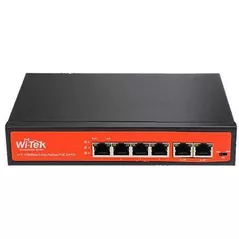 Switch/Comutator Wi-tek WI-PS205 (4PoE + 2Uplink)