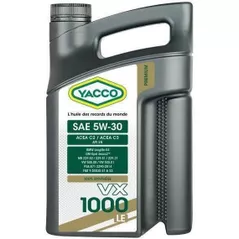 Ulei Yacco VX 1000 LE 5W30 5L
