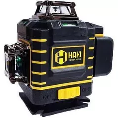 Nivela laser Haki Afișaj HNLDS-16, 16 linii verzi, 4D, 30m, 2 baterii