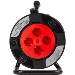 Prelungitor electric Profmet 213011 Prelungitor electric cu tambur 2.5mm/25m cu impamantare si protectie termica