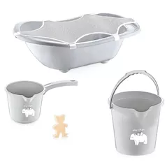 Cădiță BabyJem 439 Set pentru baie Gri, 5 piese