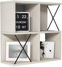 Raft decorativ Trendy Extra-Crema 60x60x24cm (GTR005385)