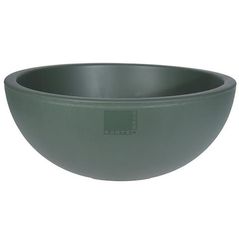 Decor pentru grădină ProGarden 50661 Вазон для цветов пластик Полусфера D40, H16cm, зеленый