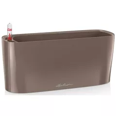 Цветочный горшок Lechuza Delta Premium 10, Shiny Taupe