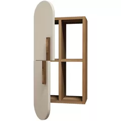 Офисный стеллаж Trendy Trandafir-Nuc, Smantana 35x60x22cm (GTR005377)