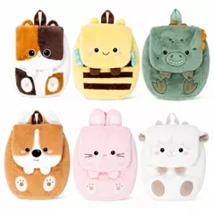 Rucsac pentru copii Toi-Toys 70771Z Rucsac de pluș pentru copii Animăluțe (6 modele)