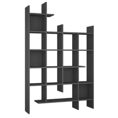 Raft de birou Trendy Manco, Anhracit 122x188x25cm, raft de carti