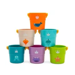 Jucărie de baie Baby Mix 56443 Игровые стаканчики, набор 6шт