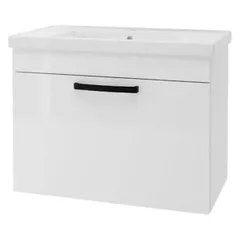 Шкаф под умывальник Mashtab 11988 Agat cu 1 sertare 60cm Alb