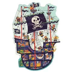 Puzzle Djeco DJ07129 Puzzle gigant The Prate Ship, 36 piese