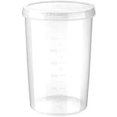 Container alimentare Бытпласт 45572 Банка высокая Phibo 1.5l, деления, крышка twist-off, прозрач