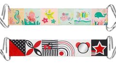 Jucărie cu pandantiv BabyOno 1563 Carte tactila fata-verso UNDER THE SEA