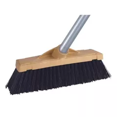 Accesoriu pentru curățenie Aricasa 321/c mătura din plastic 30 cm (fibra tare) coada 350x80x1600 mm