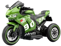Электромобиль Richi (63071) Motocicleta verde pe acumulator pentru copii (868)
